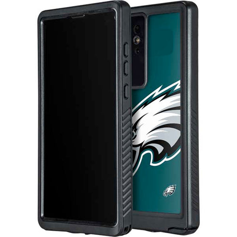 NFL Philadelphia Eagles Large Logo Galaxy S24 Ultra Waterproof Case