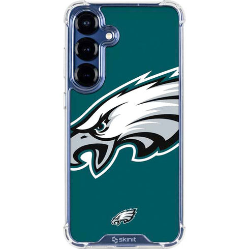 NFL Philadelphia Eagles Large Logo Galaxy S25 FE Clear Case