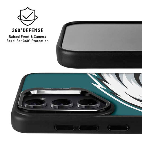 NFL Philadelphia Eagles Large Logo Galaxy S25 FE Kickstand Case