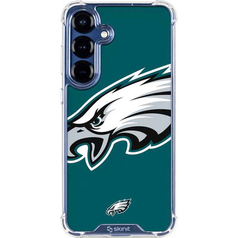 NFL Philadelphia Eagles Large Logo Galaxy S25 Plus Clear Case