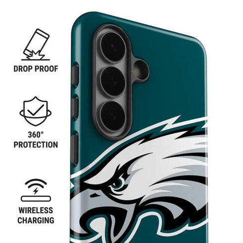 NFL Philadelphia Eagles Large Logo Galaxy S26 Plus Impact Case