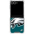 NFL Philadelphia Eagles Large Logo Galaxy Z Flip7 Clear Case