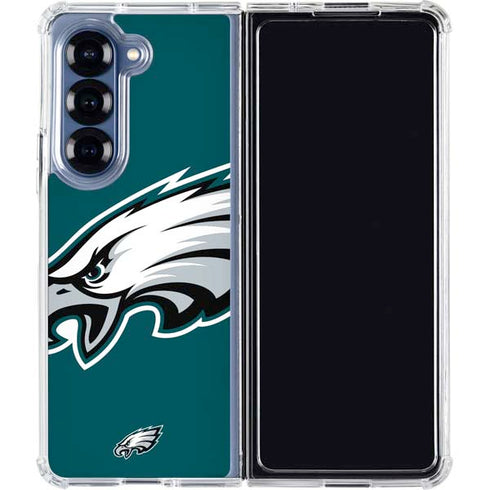 NFL Philadelphia Eagles Large Logo Galaxy Z Fold7 Clear Case