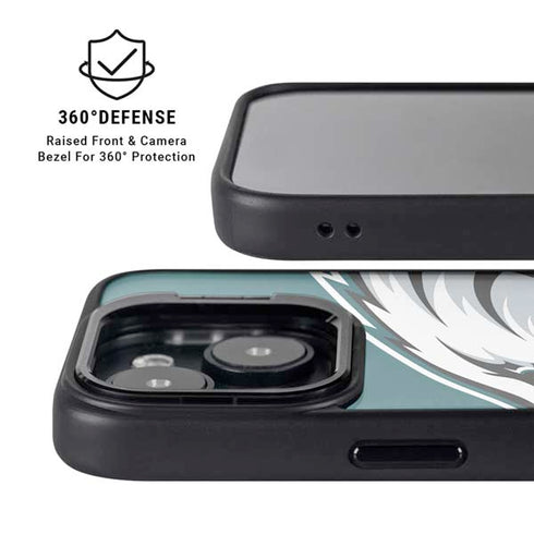 NFL Philadelphia Eagles Large Logo iPhone 14 Kickstand Case