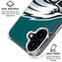 NFL Philadelphia Eagles Large Logo iPhone 16 Clear Case
