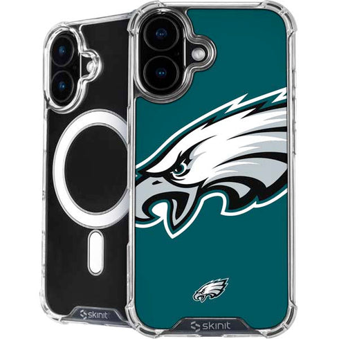 NFL Philadelphia Eagles Large Logo iPhone 16 MagSafe Case