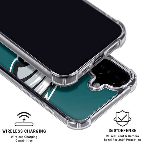 NFL Philadelphia Eagles Large Logo iPhone 16 MagSafe Case