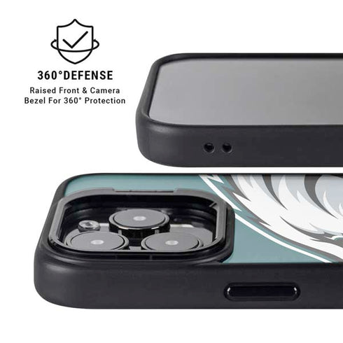 NFL Philadelphia Eagles Large Logo iPhone 16 Pro Kickstand Case