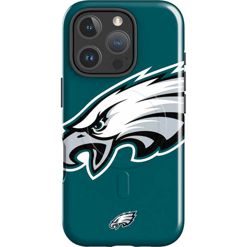 NFL Philadelphia Eagles Large Logo iPhone 16 Pro Magsafe Impact Case