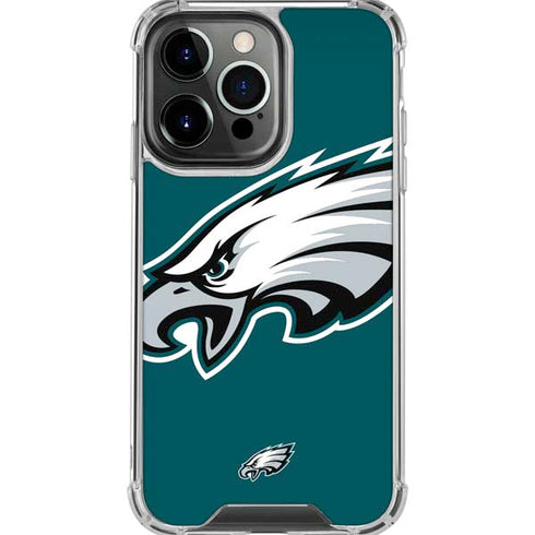 NFL Philadelphia Eagles Large Logo iPhone 16 Pro Max Clear Case