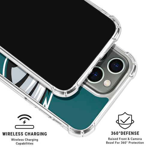 NFL Philadelphia Eagles Large Logo iPhone 16 Pro Max Clear Case