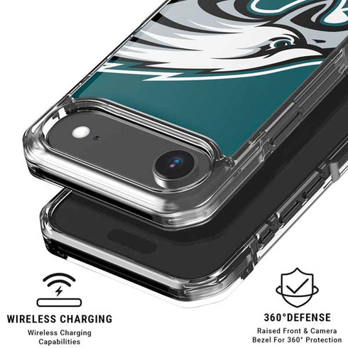 NFL Philadelphia Eagles Large Logo iPhone 17 Air Clear Case