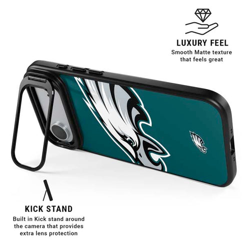 NFL Philadelphia Eagles Large Logo iPhone 17 Air Kickstand Case
