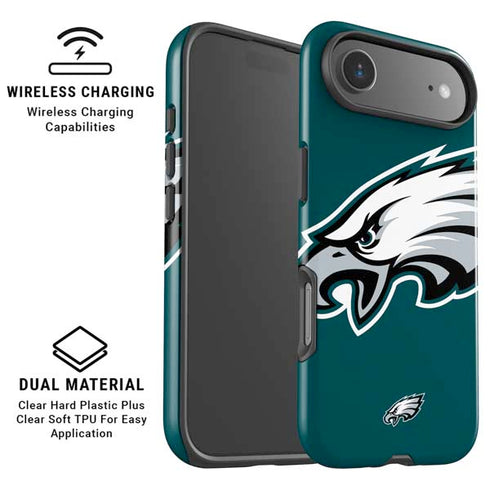 NFL Philadelphia Eagles Large Logo iPhone 17 Air Magsafe Impact Case