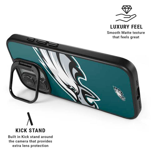 NFL Philadelphia Eagles Large Logo iPhone 17 Kickstand Case