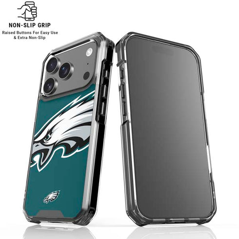 NFL Philadelphia Eagles Large Logo iPhone 18 Pro Clear Case