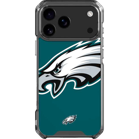 NFL Philadelphia Eagles Large Logo iPhone 18 Pro Max Clear Case