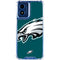 NFL Philadelphia Eagles Large Logo Moto G Play 4G (2024) Clear Case