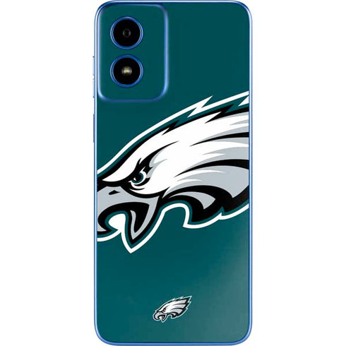 NFL Philadelphia Eagles Large Logo Moto G Play 4G (2024) Skin