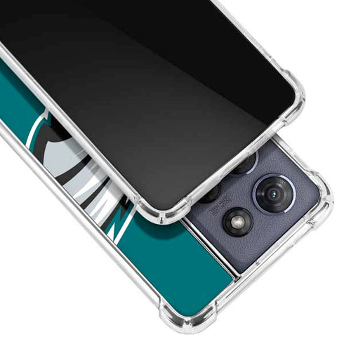 NFL Philadelphia Eagles Large Logo Moto G Play 5G (2025) Clear Case