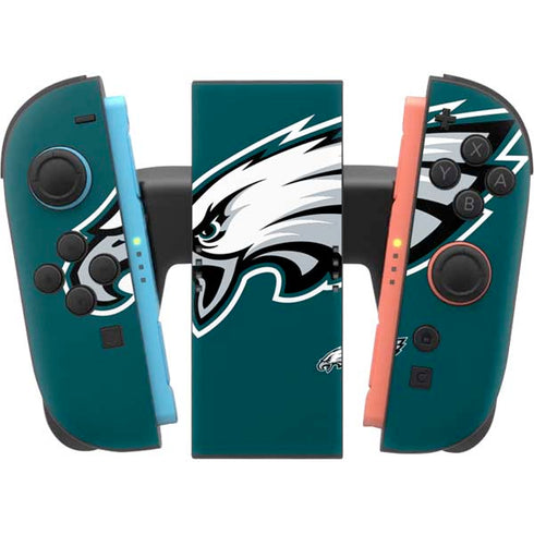 NFL Philadelphia Eagles Large Logo Nintendo Switch 2 (2025) Joy-Con Controller Skin