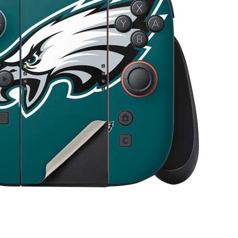 NFL Philadelphia Eagles Large Logo Nintendo Switch 2 (2025) Joy-Con Controller Skin