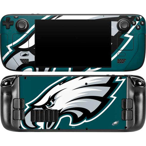 NFL Philadelphia Eagles Large Logo Steam Deck Handheld Gaming Computer OLED Skin