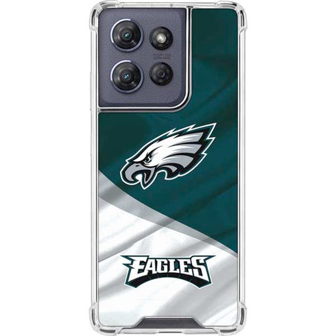 NFL Philadelphia Eagles Moto G 5G (2025) Clear Case