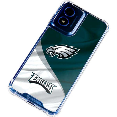 NFL Philadelphia Eagles Moto G Play 4G (2024) Clear Case