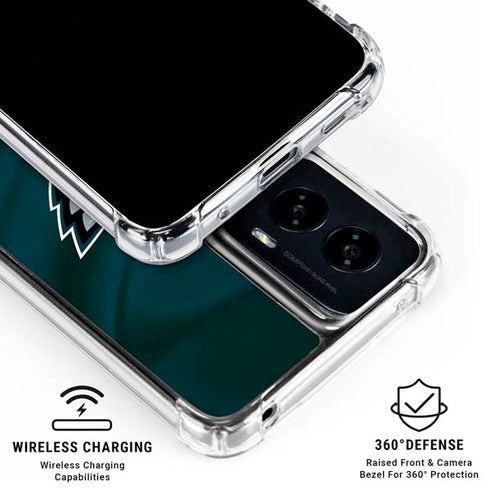 NFL Philadelphia Eagles Moto G Power 5G (2024) Clear Case