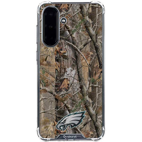 NFL Philadelphia Eagles Realtree AP Camo Galaxy A36 5G Clear Case