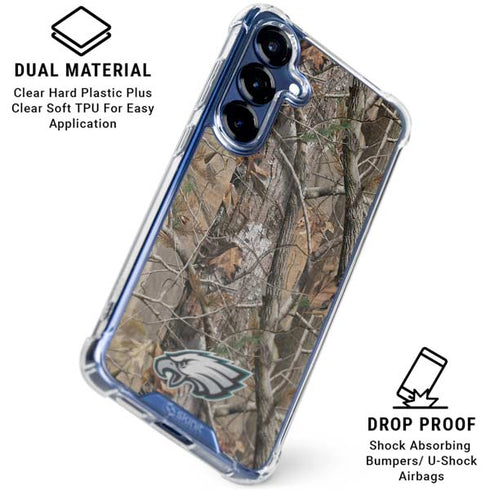 NFL Philadelphia Eagles Realtree AP Camo Galaxy S25 Plus Clear Case