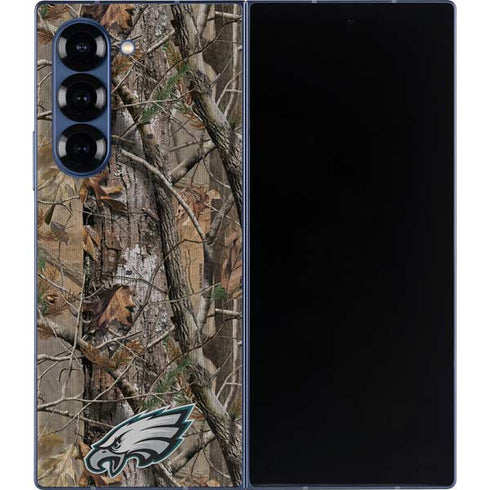 NFL Philadelphia Eagles Realtree AP Camo Galaxy Z Fold6 Skin