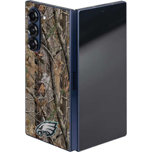 NFL Philadelphia Eagles Realtree AP Camo Galaxy Z Fold6 Skin