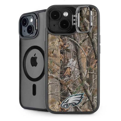 NFL Philadelphia Eagles Realtree AP Camo iPhone 14 Plus Kickstand Case