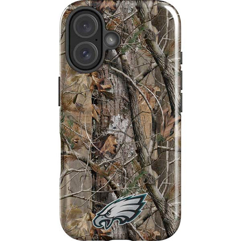 NFL Philadelphia Eagles Realtree AP Camo iPhone 16 Plus Magsafe Impact Case