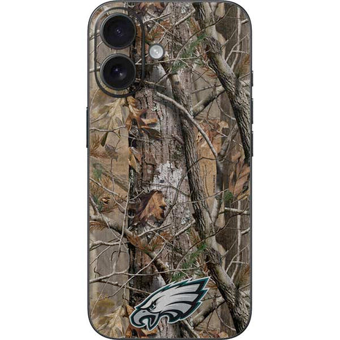 NFL Philadelphia Eagles Realtree AP Camo iPhone 16 Skin