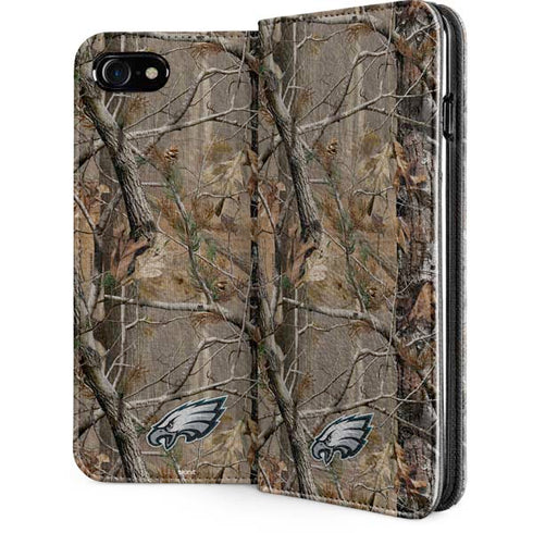 NFL Philadelphia Eagles Realtree AP Camo iPhone SE (2nd & 3rd Gen) Folio Case