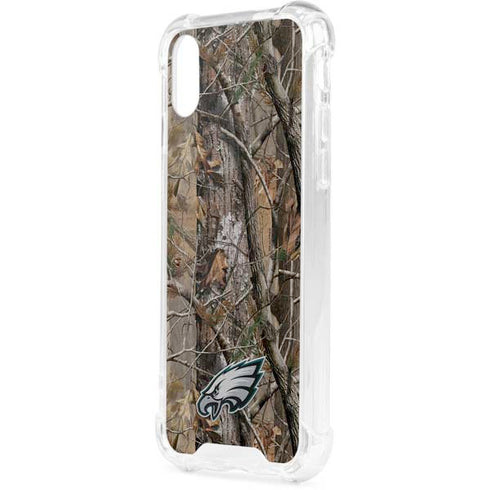 NFL Philadelphia Eagles Realtree AP Camo iPhone XS Clear Case