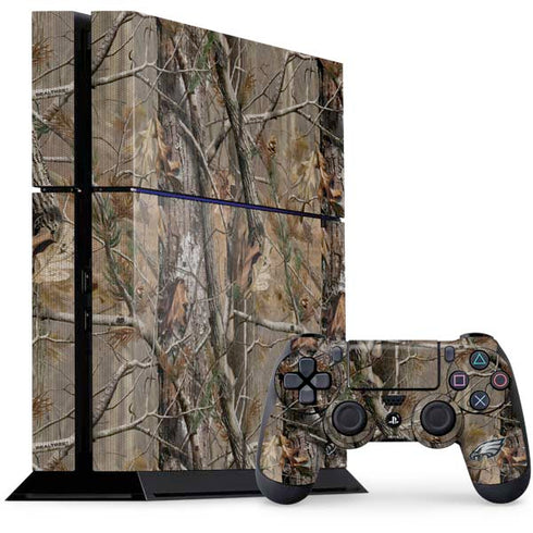 NFL Philadelphia Eagles Realtree AP Camo PS4 Console and Controller Bundle Skin