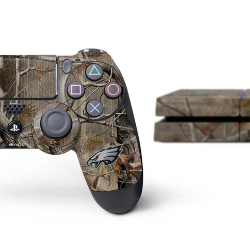 NFL Philadelphia Eagles Realtree AP Camo PS4 Console and Controller Bundle Skin