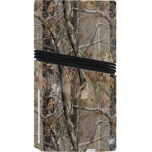 NFL Philadelphia Eagles Realtree AP Camo PS5 Pro Disk Console Skin