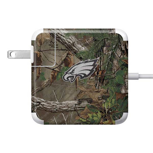 NFL Philadelphia Eagles Realtree Xtra Green Camo 85W Power Adapter (15 and 17 inch MacBook Pro Charger) Skin