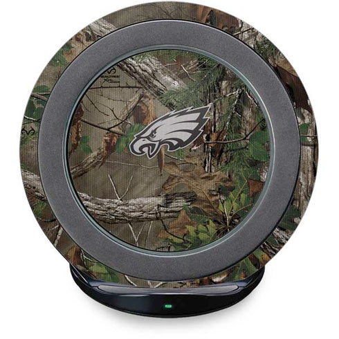 NFL Philadelphia Eagles Realtree Xtra Green Camo Fast Charge Wireless Charging Stand Skin