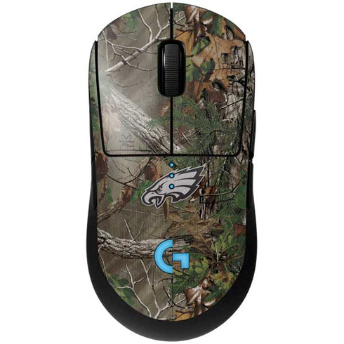 NFL Philadelphia Eagles Realtree Xtra Green Camo G Pro Wireless Gaming Mouse Skin
