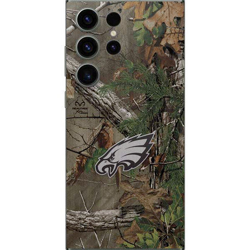 NFL Philadelphia Eagles Realtree Xtra Green Camo Galaxy S24 Ultra Skin