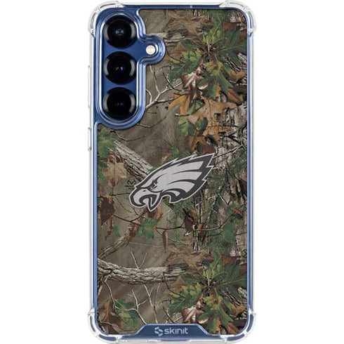NFL Philadelphia Eagles Realtree Xtra Green Camo Galaxy S25 Clear Case