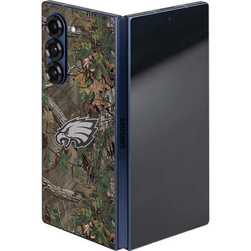 NFL Philadelphia Eagles Realtree Xtra Green Camo Galaxy Z Fold6 Skin
