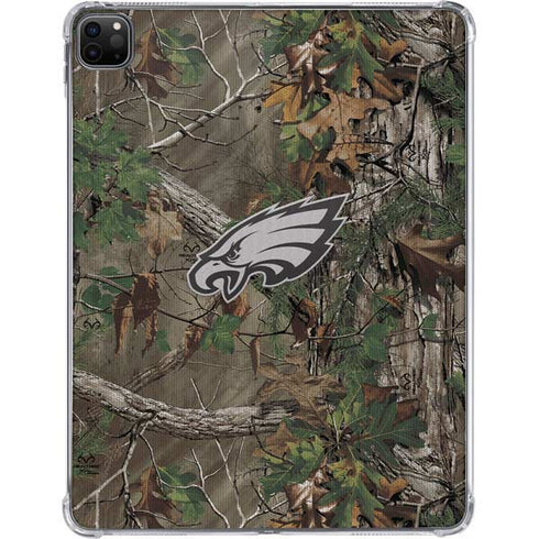 NFL Philadelphia Eagles Realtree Xtra Green Camo iPad Pro 11in (2024) Clear Case