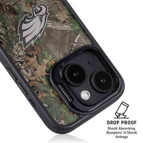 NFL Philadelphia Eagles Realtree Xtra Green Camo iPhone 14 Kickstand Case